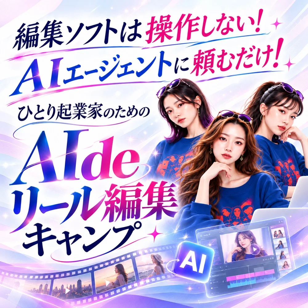 ひとり起業家のための AIdeリール編集キャンプ